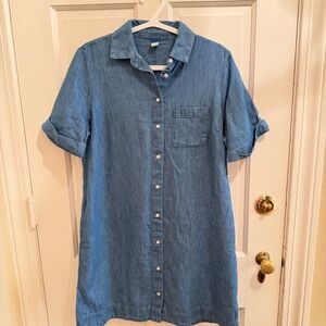 Old Navy Light Blue Denim Dress